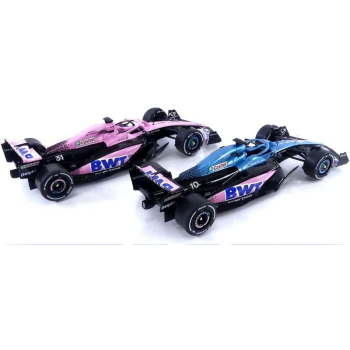 2-pack Formula 1 Alpine A523 Launch livery #31 & #10 - skala 1:18 - Solido
